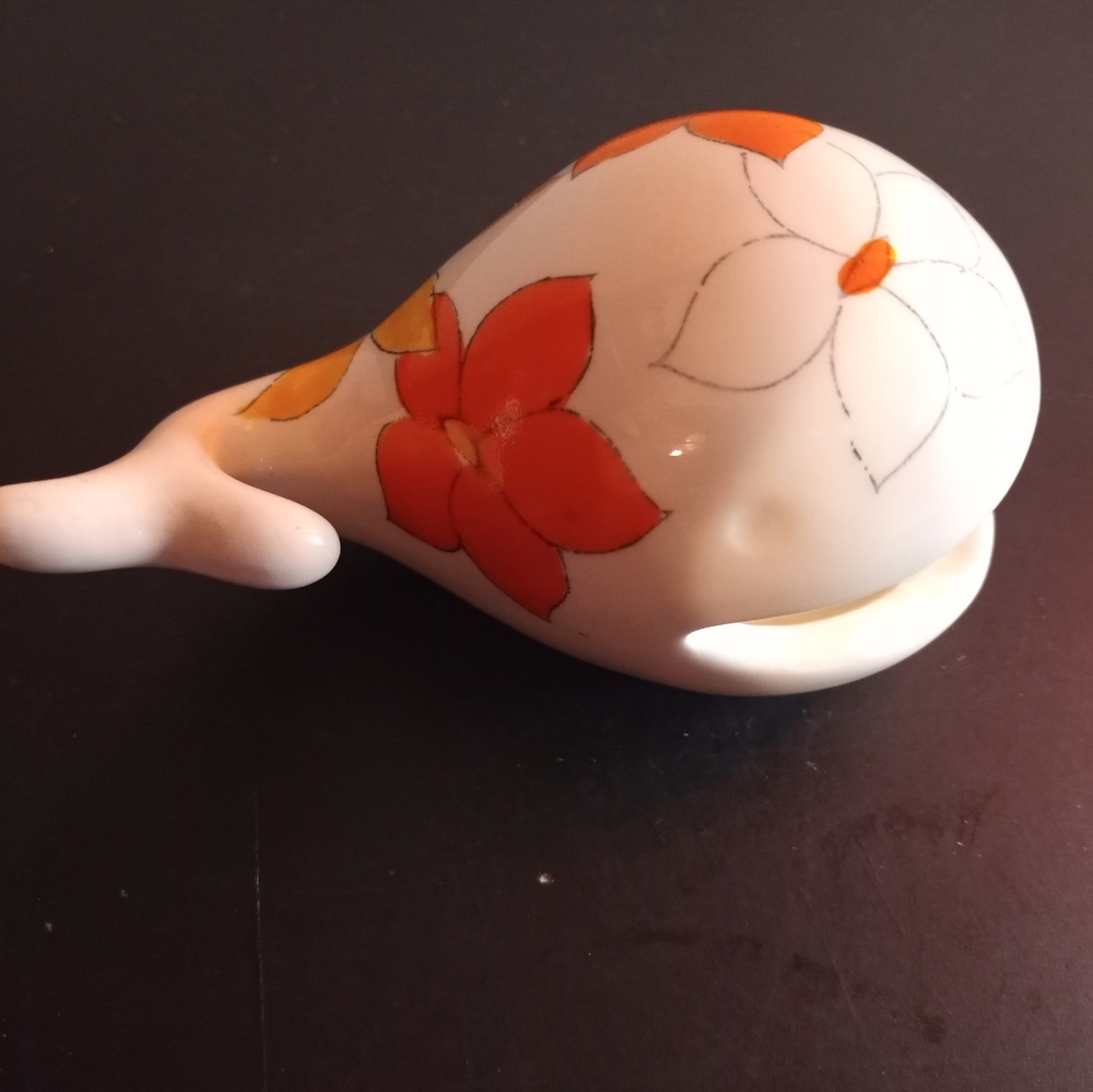 Fitz & Floyd Handpainted Dolphin 5" Figurine Ashtray